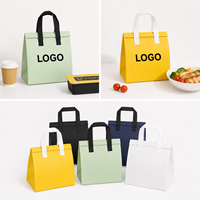 Sac isotherme jetable chaud/froid avec couche en aluminium, sac de transport thermique imperméable en non-tissé