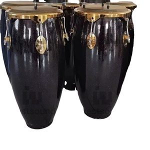 Vente chaude <span class=keywords><strong>Tambour</strong></span> conga en peau de mouton et tête de vache <span class=keywords><strong>Prix</strong></span> d'usine à vendre Percussion latine Congas en bois Ensemble de 10 pouces et 11 pouces - Product Image 1