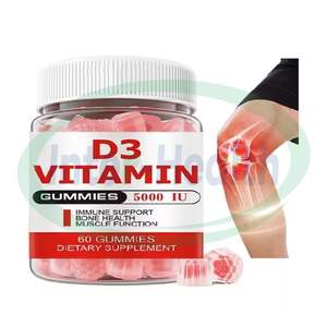 Complément alimentaire en gommes ASAP OEM enrichi en Vitamine D3 K2 pour la santé osseuse, avec Calcium Citrate 500 mg, Magnésium, Vitamine C et Zinc pour la force. - Product Image 1