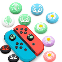 Siap untuk memesan langsung Thumb Grip Caps untuk Nintendo Switch, Joystick Thumbstick Silicone Caps untuk Aksesoris Switch OLED Lite