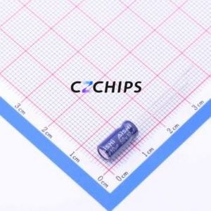 Condensador Electrolítico de Aluminio de Montaje Pasante ERS1HM100D11OT, Componente de Montaje Pasante (THT), D5xL11mm 10uF 20% 50V 2mm - Product Image 1