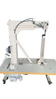 Machine à coudre industrielle sur mesure de type lit de travail, avec espace de travail de 635 mm, pour la fabrication de bagages, modèle 8703-C