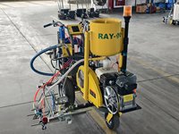 Machine de marquage routier à peinture froide à mélange externe bicomposant autopropulsée RMM-2HS-1 pour la marquage des autoroutes et des parkings