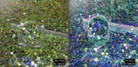 Paillettes Chunky Iridescent Résistantes aux Solvants en Vrac pour Boules à Neige, Gobelets en Époxy, Arts et Artisanat, Décorations pour Ongles et Slime