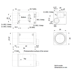 Basler AcA1300-60gm/c <span class=keywords><strong>1.3MP</strong></span> 1/1.8 "60fps 100% Nouveau et original Capteur CMOS Caméras d'analyse de zone à monture C/CS Caméras industrielles - Product Image 6