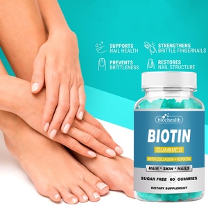 Biocaro prezzo all'ingrosso Private Label vitamine integratore biotina Gummies orsetto gommoso per la crescita dei <span class=keywords><strong>capelli</strong></span> - Product Image 4