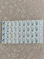 Ensemble de Mahjong Américain de Luxe 160 Tuiles, Fond Océanique Marbre Bleu, Thème Coquillages Côtiers Premium, Coffret Cadeau de Jeu de Société Western Designer