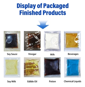 Máy đóng gói tự động tốc độ cao dạng gói nhỏ chất lỏng đa chức năng cho nước sốt cà chua, tương ớt, túi nhựa giấy - Product Image 3