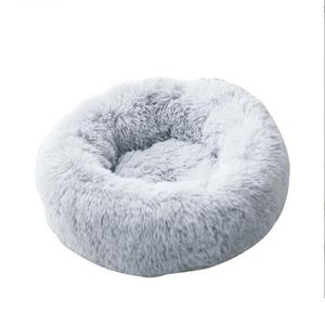 Gran oferta de lujo, camas grandes y esponjosas para perros y gatos, no desmontables, felpa suave, colorido, lavable, piel sintética, patrón sólido, venta al por mayor - Product Image 1