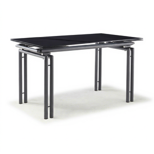 Tables à manger rectangulaires modernes de haute qualité avec pieds en métal pour salle à manger - Product Image 1