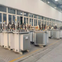 Transformador Trifásico Dyn11 Sumergido en Aceite, Entrada 6kv/10kv/11kv/33kv, Salida 220V para Edificios Comerciales