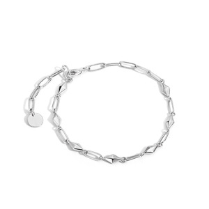 Elegant Geometric Diamond-Shape <b>Beaded</b> <b>Bracelet</b> Trendy <b>Gold</b> Plated Brass Fashion Jewelry for Anniversary Occasions Bulk Unisex - Product Image 6