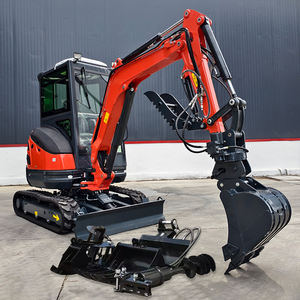 Spedizione gratuita 2.5 tonnellata piccolo Mini escavatore KUBOTA motore Sit cabina di scavo per la vendita - Product Image 5