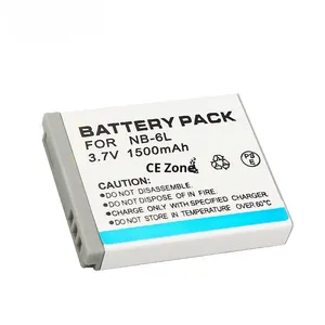 NB-6L 배터리 NB6L 호환 IXUS 105 210 95 300 200 310 330 HS IS 재고 3.7V 리튬 이온 충전식 - Product Image 1