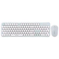 GEEZER 2.4G Combinaison clavier souris alvéolaire Durable et pratique pour un usage quotidien