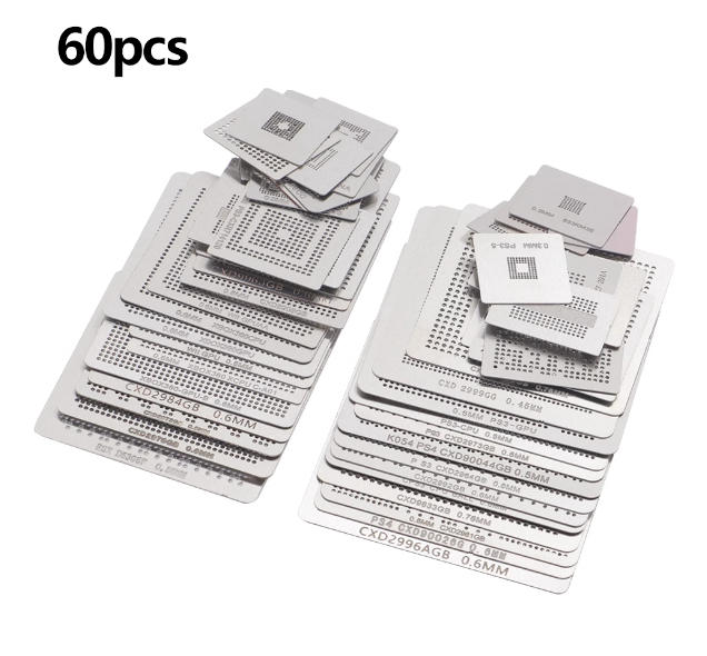 Plantilla de juego de 60 piezas.