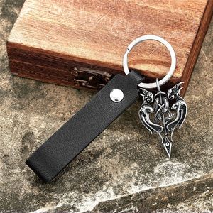 Norse Mythology Double Bird Pendant <b>Keychain</b> Stainless Steel Unisex Everyday Wear Gift Charm - Product Image 4
