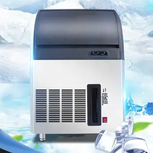 Fabrika fiyat otomatik temizle ticari restoran Bar soğuk içecek taşınabilir büyük küp buz küpü makinesi yapma makinesi ile Ai/su