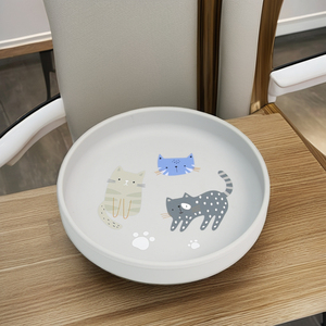 Manufacturer Wholesale Baby Feeding Set Hot Sale Modern <b>Silicone</b> Bowl Spoon <b>Bib</b> Customized Disposable Plate Bowl Set - Product Image 4