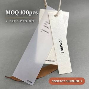 Etiquetas <span class=keywords><strong>de</strong></span> Precio <span class=keywords><strong>de</strong></span> Papel Reciclado Personalizadas <span class=keywords><strong>de</strong></span> Lujo con Textura Táctil y Acabado Esmerilado para Prendas <span class=keywords><strong>de</strong></span> Vestir - Etiquetas <span class=keywords><strong>de</strong></span> Alta Gama con Estampado en Caliente - Product Image 1