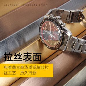 Bandes de protection d'angle en alliage d'aluminium, style minimaliste moderne, pour murs décoratifs, protection des bords des murs du salon, anti-collision - Product Image 3