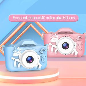 กล้องวิดีโอเด็กแบบดิจิตอล HD ขนาด <span class=keywords><strong>2</strong></span>.0 นิ้ว ลายยูนิคอร์นน่ารัก กล้องเซลฟี่สำหรับเด็กเล็ก มุมกว้าง 180 องศา พร้อมหน่วยความจำ HDD/แฟลช L9 - Product Image 4