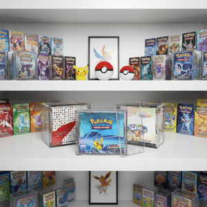 Boîte en acrylique transparente carrée personnalisée pour les boosters Pokémon <span class=keywords><strong>Evolutions</strong></span>, les boîtes d'entraînement Elite Prismatic <span class=keywords><strong>Evolutions</strong></span> - Product Image 3