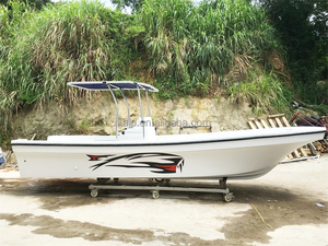Barca da Pesca 5,8m / 20ft con Tendalino per Carico Merci, Motore Fuoribordo 60HP, Console, Serbatoio Autopulente, Attrezzatura per Ossigeno, Navigazione - Product Image 3
