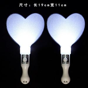 Wholesale Custom <b>Star</b> Shape Mini <b>LED</b> Flashing Baton Bar Concert Cheering Glow Stick Prop - Product Image 1