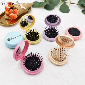 Mới Đến Lược Tóc Lược Nhà Sản Xuất Sang Trọng Bàn Chải Tóc Gấp Lược Túi Bàn Chải Tóc Với Sản Phẩm Gương Nhãn Hiệu Riêng - Product Image 5