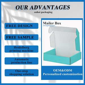 Caja de Cartón Corrugado para Envíos con Impresión de Logotipo Interior, Caja Plegable para Ropa, Accesorios, Cosméticos, Joyería, Regalos, Embalaje para Comercio Electrónico - Product Image 2