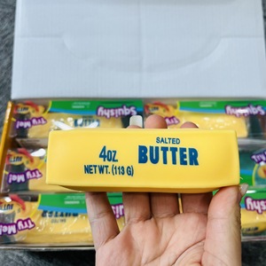 ของเล่นบีบเนยแท่งขนาดเล็ก 4 ออนซ์ 11*3.5 ซม. ของเล่นคลายเครียด TPR แป้งเนยบีบคืนรูปช้า พร้อมที่วางโชว์ - Product Image 2