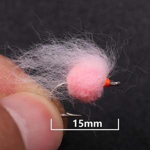 36 pièces/boîte, mélange <span class=keywords><strong>de</strong></span> couleurs, pour la pêche à la mouche, à la <span class=keywords><strong>truite</strong></span>, à la mouche, à l'œuf nu, à la mouche, taille 12 - Product Image 2