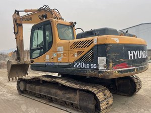 Excavadora de cadenas Hyundai 220LC-9S usada, excavadora hidráulica de 22 toneladas con cucharón de 0.75 m3 para construcción - Product Image 4