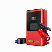 Çok Fonksiyonlu 10000mAh Taşınabilir Kamyon Çalıştırıcı 4'ü 1 Arada Akü Takviye Cihazı, Hava Pompası ve Lastik Şişirme Cihazı ile