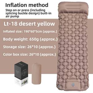 Matelas <span class=keywords><strong>de</strong></span> camping gonflable <span class=keywords><strong>de</strong></span> qualité supérieure, 5 cm d'épaisseur, imperméable, avec pompe à <span class=keywords><strong>pied</strong></span> pour la randonnée et les pique-niques - Product Image 6