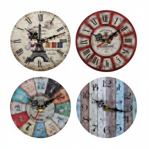 Tokyo Living angolare artigianale circolare orologio da parete Interior Design inglese - Product Image 1