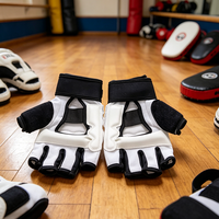 Gants d'entraînement de Taekwondo professionnels, légers, antidérapants, avec fermeture, gants d'entraînement synthétiques de haute qualité pour