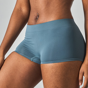 Braguitas Deportivas de Nylon para Mujer, Estilo Europeo <span class=keywords><strong>Americano</strong></span>, Sin Costuras, Cintura Media, Control de Abdomen, Levanta Glúteos, para Yoga y Fitness - Product Image 3