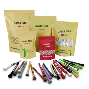 Tee de golf en bois de bambou personnalisé avec impression sur mesure - Product Image 5