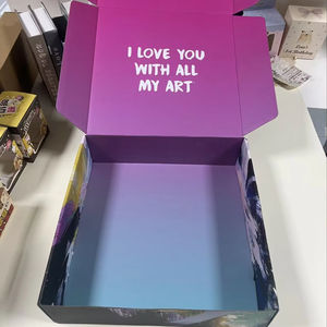 Boîtes <span class=keywords><strong>d</strong></span>'emballage personnalisées pour vêtements, boîtes <span class=keywords><strong>d</strong></span>'expédition imprimées recto-verso, grandes boîtes postales et boîtes en papier pour l'emballage de vêtements - Product Image 1