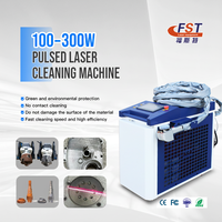 Machine de nettoyage laser à fibre pulsée portative pour l'élimination de la rouille 100W 200W 300W