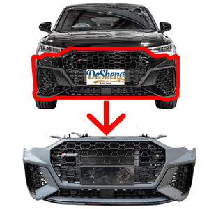 Calidad Garantizada, Kit de Carrocería para <span class=keywords><strong>Audi</strong></span> RSQ3, Parachoques Delantero, Faros LED, Rejilla, Radiador, Alerones, Guardabarros, Alerón Trasero, Duradero y Estable - Product Image 1