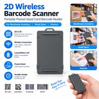 Nouveau Scanner de Code-Barres 2D Sans Fil 2026, Portée de Transmission de 50m, Format de Poche pour l'Inventaire d'Entrepôt, les Magasins de Détail et l'Expédition Express