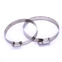 Colliers de serrage réglables en acier inoxydable 304, largeur de bande 8-14 mm, pour usage industriel intensif, certifiés ISO9000, quincaillerie pour barils