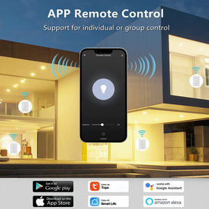 Interruptor de Luz WiFi Inteligente para <span class=keywords><strong>el</strong></span> Hogar, Control por Voz con <span class=keywords><strong>Alexa</strong></span> y Google Home, Android, PC, Aplicación Tuya, Temporizador, Ajuste de Velocidad, Hoteles - Product Image 5