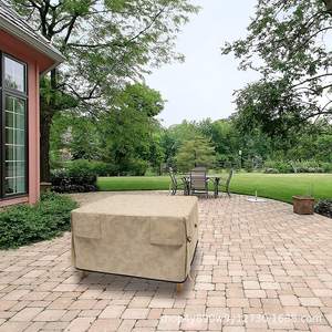 Housse de protection pour meubles d'extérieur, 137x137 cm, en tissu Oxford imperméable, carrée, pour protection hivernale - Product Image 1