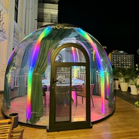 Dôme de Glamping de Luxe en PC pour l'extérieur, Maison Bulle Transparente pour Restaurant, Matériaux de Construction pour Maison Igloo et Maison Étoilée