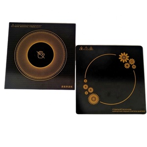 Table de cuisson électrique portable en verre trempé de petite taille, cuisinière à induction infrarouge intégrée en verre - Product Image 1