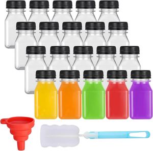 Botella de Plástico para Jugo al por Mayor de 2oz y 4oz con Tapa Botellas de Jugo Cuadradas Personalizadas de 60 ml y 120 ml con Tapas a Prueba de Manipulación - Product Image 4